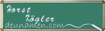 Horst Kögler Visitenkarte